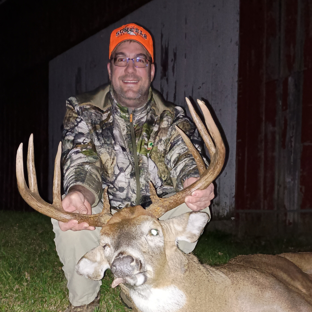 Photo of a buck that was harvested by Hoffmans Construction Companys Justin Ellingson