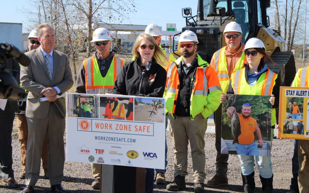 Hoffman Construction was part of the WTBA Launch of: Work Zone Safe Wisconsin