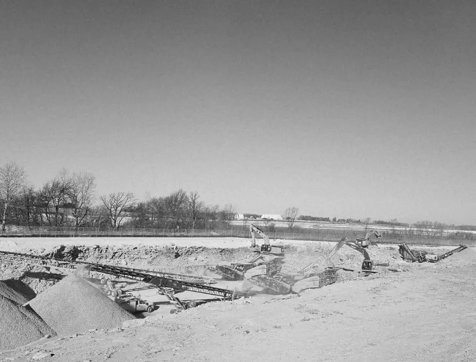 Beaver Dam Construction Project landscape