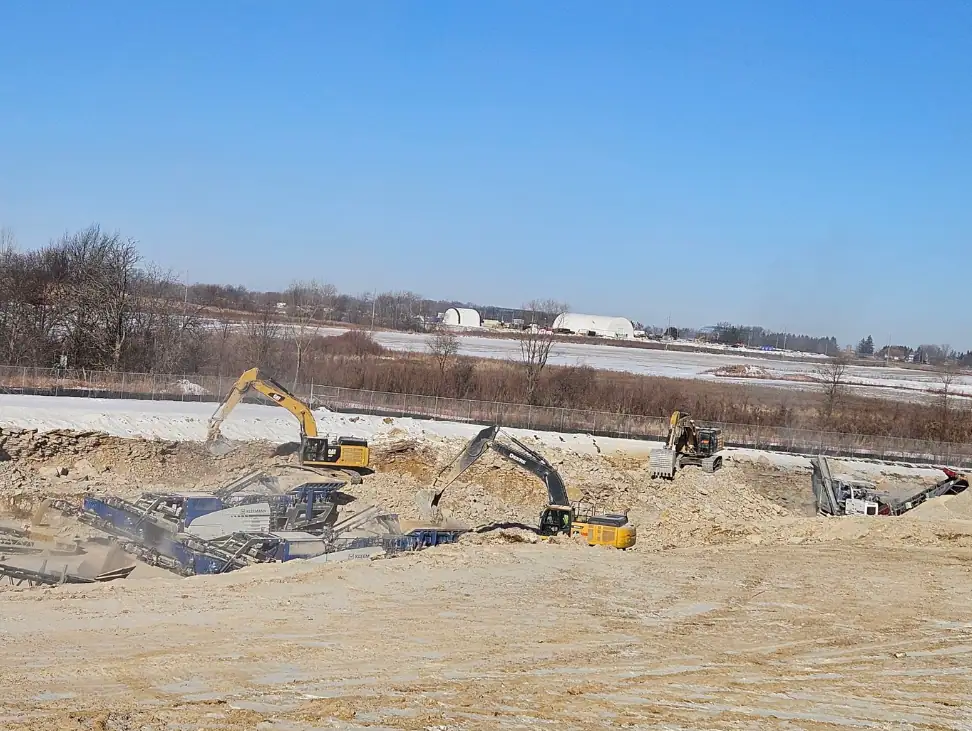 Beaver Dam Construction Project landscape